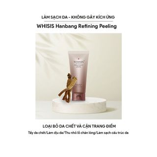 Gel Tẩy Da Chết Nguyên Liệu Đông Y WHISIS Giảm Nám Và Sạm Da Cho Da Xỉn Màu, Thâm Sạm 120ml