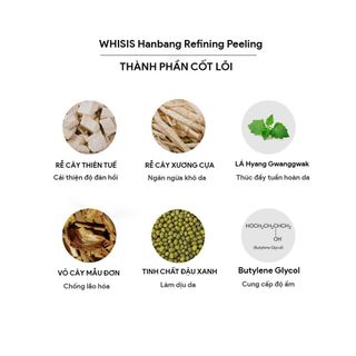 Gel Tẩy Da Chết Nguyên Liệu Đông Y WHISIS Giảm Nám Và Sạm Da Cho Da Xỉn Màu, Thâm Sạm 120ml
