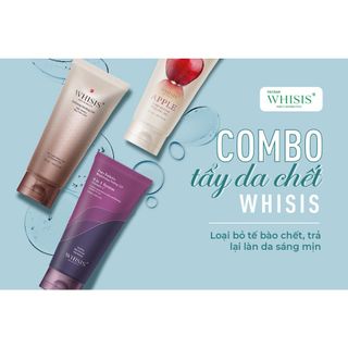 Gel Tẩy Da Chết Nguyên Liệu Đông Y WHISIS Giảm Nám Và Sạm Da Cho Da Xỉn Màu, Thâm Sạm 120ml