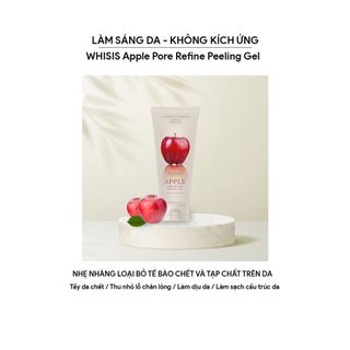 Gel Tẩy Tế Bào Chết Da Mặt Hàn Quốc WHISIS Peeling Gel Giúp Trắng Da Mờ Thâm Mụn Se Khít Lỗ Chân Lông 120ml