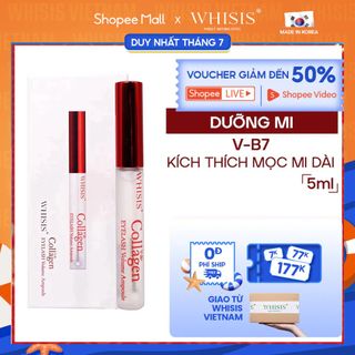 Tinh Chất Dưỡng Dài Mi WHISIS Collagen V-B7 Eyelash Volume Ampoule 5ml