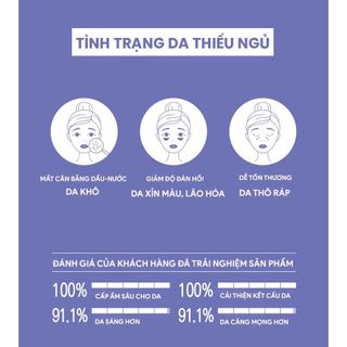 Mặt Nạ Ngủ Dưỡng Ẩm, Bảo Vệ Da Chuyên Sâu Sáng Mịn Căng Mướt Ngay Cả Khi Ngủ Whisis Hyaluronic Sleeping Mask EX 15ml