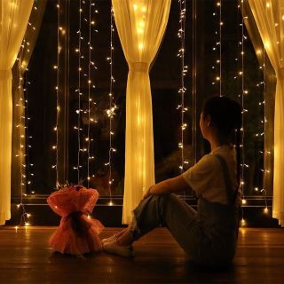 Đèn led rèm mưa đèn mành 3m x 2m