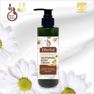 Dherbal Whitening Body Cream Kem Dưỡng Trắng Da Toàn Thân Chai 250ml