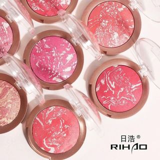 Má hồng RIHAOBlush Tự Nhiên Làm Sáng Da, Tông Màu Làm Nổi Bật Trang Điểm