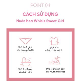 [Che Tên] Nước Hoa Vùng Kín Cô Bé Cao Cấp Whisis Sweet Girl Inner 5ml Ngọt Ngào Tinh Tế Lưu Hương 48H