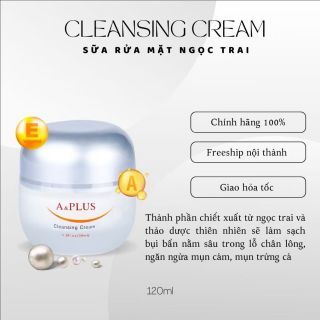Cleansing Cream kem rửa mặt ngọc trai A&Plus Cleansing Cream Hủ 120ml