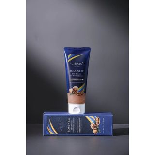 Tẩy Tế Bào Da Chết & Sữa Rửa Mặt 2in1 Dành cho Nam Giới Whisis For Men Boss New Blue Homme Face Scrub Cleanser 150ml