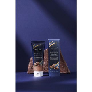 Tẩy Tế Bào Da Chết & Sữa Rửa Mặt 2in1 Dành cho Nam Giới Whisis For Men Boss New Blue Homme Face Scrub Cleanser 150ml