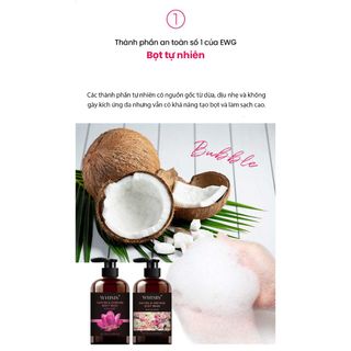 Sữa tắm hương hoa sen WHISIS Nature & Parfum Body Wash Lotus Scent 750ml