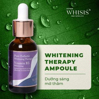 Serum B5 Dưỡng Trắng Da Cấp Ẩm Phục Hồi WHISIS Pure Esthetic Whitening Therapy Ampoule 30ml