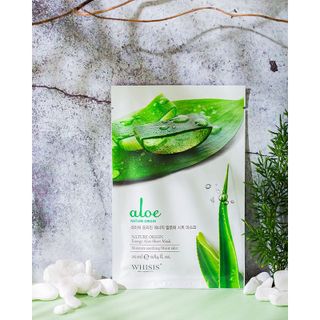 Combo 10 Mặt Nạ Lô Hội WHISIS Nature Origin Energy Aloe Sheet Mask Cấp Ẩm Cho Da 25ml/miếng