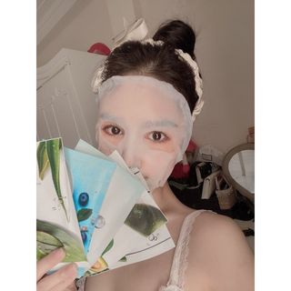 Combo 10 Mặt Nạ Trà Xanh WHISIS Nature Origin Energy Green Tea Sheet Mask Giảm Mụn, Kiểm Soát Bã Nhờn 25ml/miếng