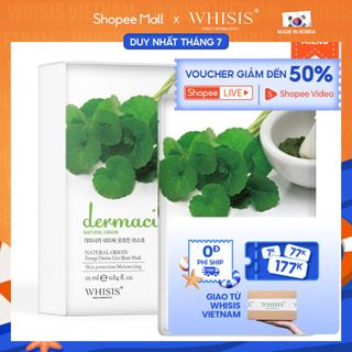 Combo 10 Mặt Nạ Rau Má WHISIS Nature Origin Energy Derma Cica Tái Tạo Da Giúp Giảm Nám Và Sẹo 25ml/miếng
