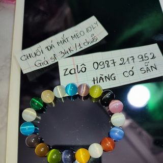 Vòng tay chuỗi đá mắt mèo 10ly đẹp nè