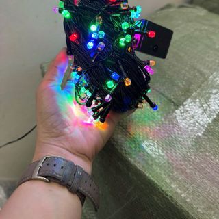 Đèn nháy kim cương 40m ( Hàng Loại 1 124 bóng ) Dây đèn led trang trí tiểu cảnh