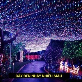 Đèn nháy kim cương 40m ( Hàng Loại 1 124 bóng ) Dây đèn led trang trí tiểu cảnh