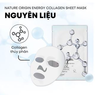 Combo 10 Mặt Nạ Collagen WHISIS Nature Origin Energy Collagen Sheet Mask 25ml/miếng