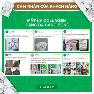 Combo 10 Mặt Nạ Collagen WHISIS Nature Origin Energy Collagen Sheet Mask 25ml/miếng