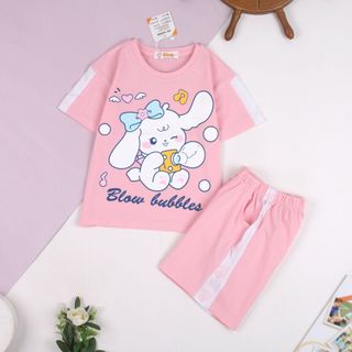 Bộ ngắn tay Kiteny cho Bé gái 11 -42kg, Cotton 4 Chiều, mềm mịn, pastel tươi sáng