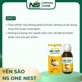 Yến Sào NS One Nest Nguyên Sinh Group Hộp 120ml (tặng quà)