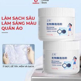 Bột tẩy trắng vết bẩn quần áo đa năng bio Enzim sinh học, đánh bay vết bẩn, khử ố vàng, làm sạch dày dép, an toàn cho da tay