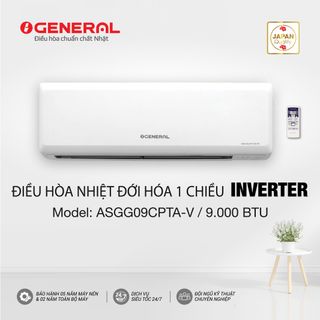 Điều hòa chuẩn chất Nhật - Fujitsu General 09CPTA-V 9.000Btu, 1 chiều inverter