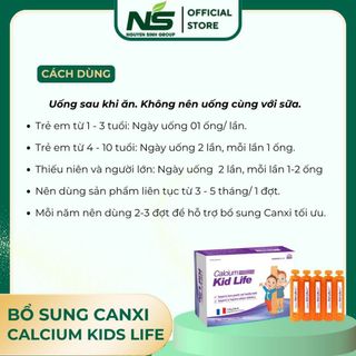 BỔ SUNG CALCI VÀ TĂNG CHIỀU CAO CALCIUM KIDS LIFE
