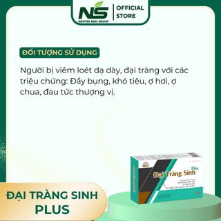 Thực phẩm bảo vệ sức khỏe ĐẠI TRÀNG SINH PLUS (Hộp 3 vỉ x 10 viên nang)