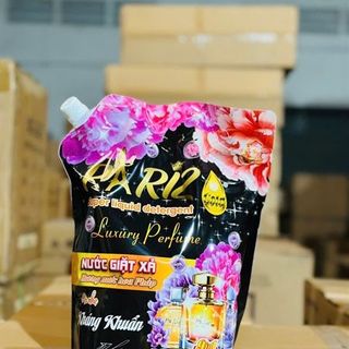 Nước Giặt Xả Pariz Túi 3,6kg Hương Nước Hoa Pháp Màu Tím (Thùng 2 Túi)