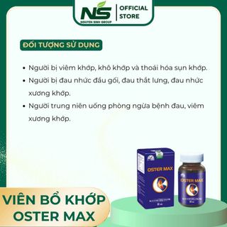 Viên bổ xương khớp OSTER MAX hộp 60 viên