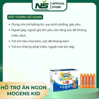 Kích Thích Ăn Ngon Mogens Kid NSG (Hộp 4 Vỉ X 5 Ống X 10 Ml)