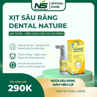 Xịt sâu răng Dental Nature NSG Ngăn ngừa và làm giảm triệu chứng sâu răng