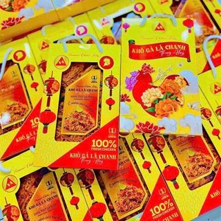 Khô Gà Lá Chanh Thượng Hạng (Thùng 80 Hộp x 500gr)