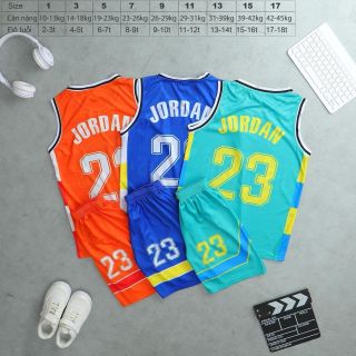 Đồ bóng rổ bé trai gái size 17