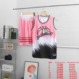 Đồ bóng rổ bé trai gái size 17