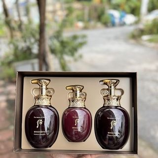 Set Gội Xả 3 món Whoo Tím
