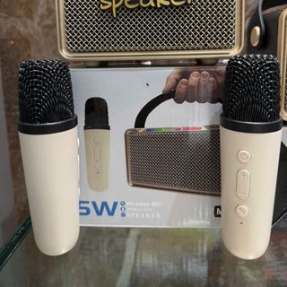 Loa Karaokemini Bluetooth M50K, M-50K  kèm hai míc không dây