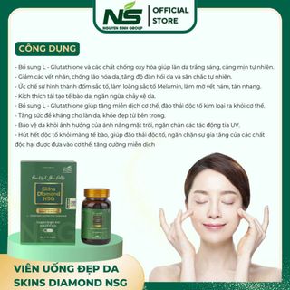 Viên uống đẹp da SKINS DIAMOND NSG