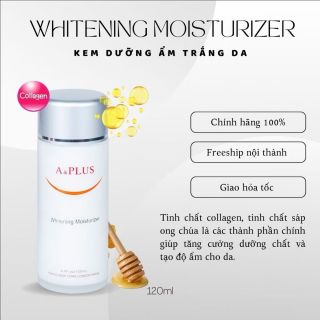 Kem dưỡng ẩm trắng da A&Plus A004
Whitening Moisturizer chai 120ml