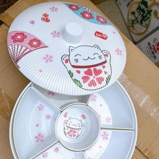 KHAY MỨT ĐỰNG BÁNH KẸO 6 NGĂN CAO CẤP