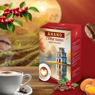 Cà phê trứng AHANO, Cà phê hoà tan thơm ngon đặc biệt