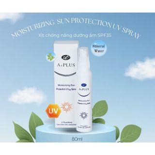 Xịt chống nắng dưỡng ẩm A&Plus B009 chai 80ml