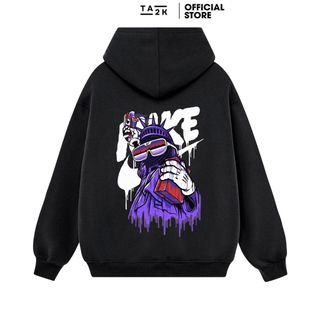 [HÀNG MỚI 2024] Áo HOODIE TA2K form rộng phong cách thể thao in sau lưng Mã H1