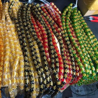 Chuỗi trầm 108 mix đá ngũ hành. Đủ size đủ mẫu.