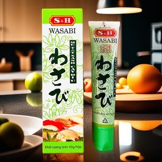 Sốt Mù Tạt Xanh S&H (Cay Dịu Thơm Nồng) loại 43gr