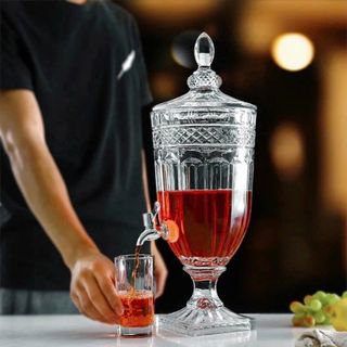 BÌNH THỦY TINH ĐỰNG RƯỢU CÓ VÒI 5L SANG TRỌNG