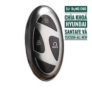 Ốp Khóa Hyundai Santafe 2024 Mới- Hyundai Tucson 2024 Mới - Bọc Khóa Xe Ô Tô - Bảo Vệ Chìa Khóa