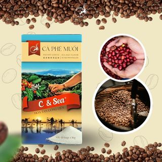 Cà phê muối hoà tan C&Sea, Cà phê đặc biệt thơm ngon tiện lợi