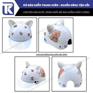 Nón bảo hiểm khoét lỗ - Nón kết Sơn Tùng tem hình Labubu, Capybara. Mũ bảo hiểm kết cứng, mỏ dài , Có đủ kiểm định an toàn ATGT